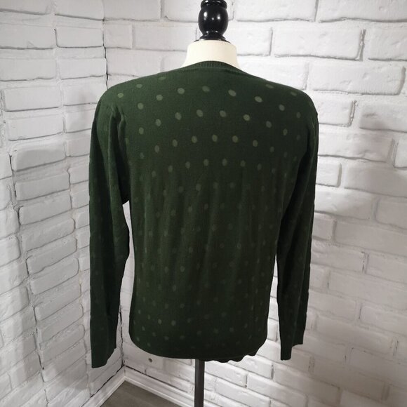 Karl Lagerfeld Ladies Size Large Dark Green Lightweight Sweater - Picture 2 of 9